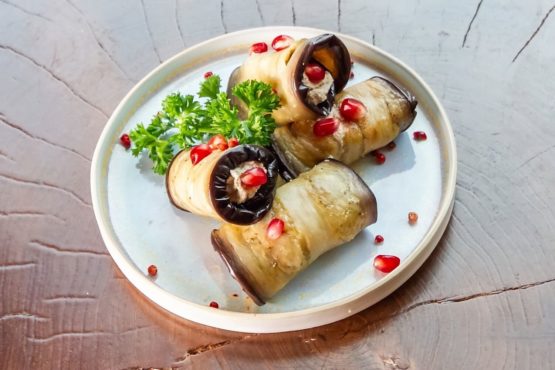 Баклажаны с орехами